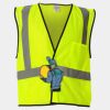Economy Single Pocket Hook-and-Loop Mesh Vest Thumbnail