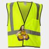 Economy Single Pocket Hook-and-Loop Mesh Vest Thumbnail