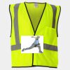 Economy Single Pocket Hook-and-Loop Mesh Vest Thumbnail