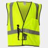 Economy Single Pocket Hook-and-Loop Mesh Vest Thumbnail