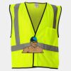 Economy Single Pocket Hook-and-Loop Mesh Vest Thumbnail