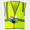 Economy Single Pocket Hook-and-Loop Mesh Vest Thumbnail