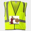 Economy Single Pocket Hook-and-Loop Mesh Vest Thumbnail