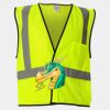 Economy Single Pocket Hook-and-Loop Mesh Vest Thumbnail