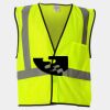 Economy Single Pocket Hook-and-Loop Mesh Vest Thumbnail