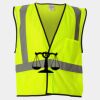 Economy Single Pocket Hook-and-Loop Mesh Vest Thumbnail