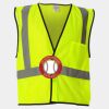Economy Single Pocket Hook-and-Loop Mesh Vest Thumbnail