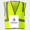 Economy Single Pocket Hook-and-Loop Mesh Vest Thumbnail
